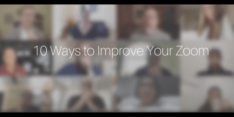 how to improve zoom conference call quality